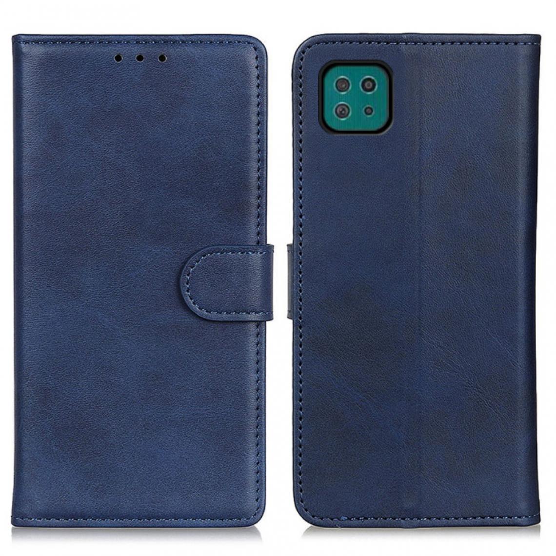 Other - Etui en PU Magnétique bleu pour votre Samsung Galaxy A22 5G (EU Version) - Coque, étui smartphone