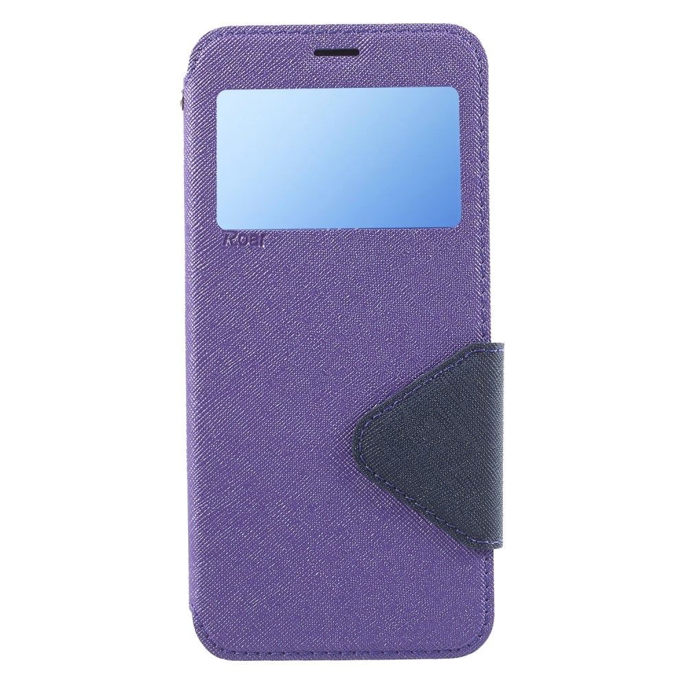 marque generique - Coque en TPU fenêtre d'affichage purple pour Samsung Galaxy S9 Plus - Autres accessoires smartphone