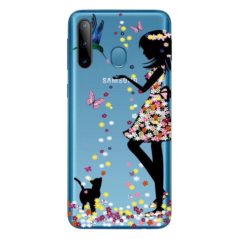 Generic - Coque en TPU impression de motif imd clair fleur et beauté pour votre Samsung Galaxy A11/M11 - Coque, étui smartphone