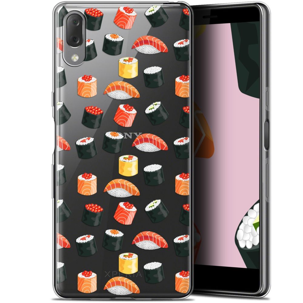 Caseink - Coque Pour Sony Xperia L3 (5.7 ) [Gel HD Collection Foodie Design Sushi - Souple - Ultra Fin - Imprimé en France] - Coque, étui smartphone
