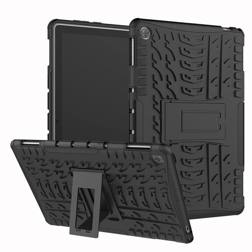 marque generique - Coque en TPU Combo pneu froid noir pour votre Huawei MediaPad M5 Lite 10 - Autres accessoires smartphone