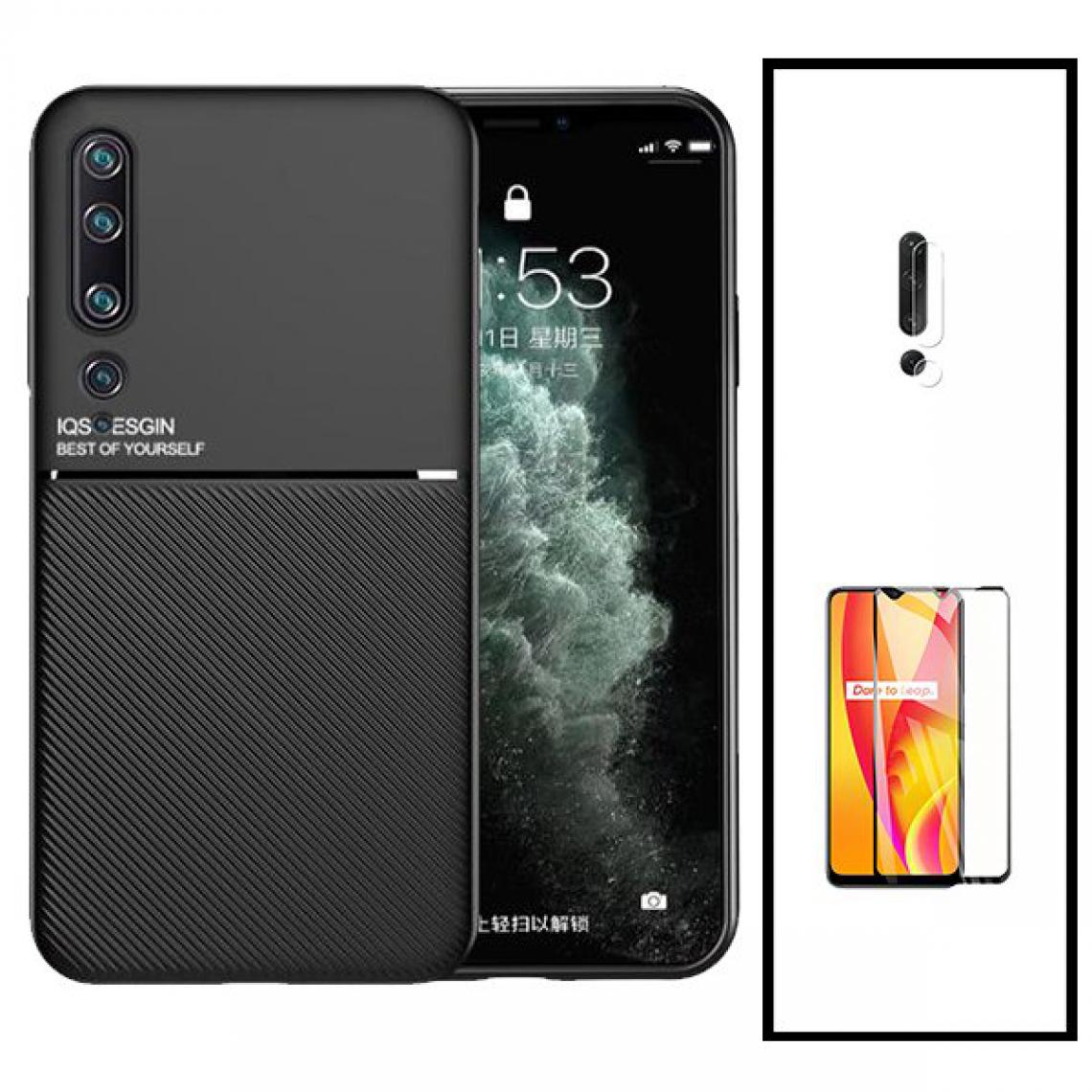 Phonecare - Kit Coque Magnetic Lux + 5D Full Cover + Film de Caméra Arrière - Xiaomi Mi Note 10 - Coque, étui smartphone