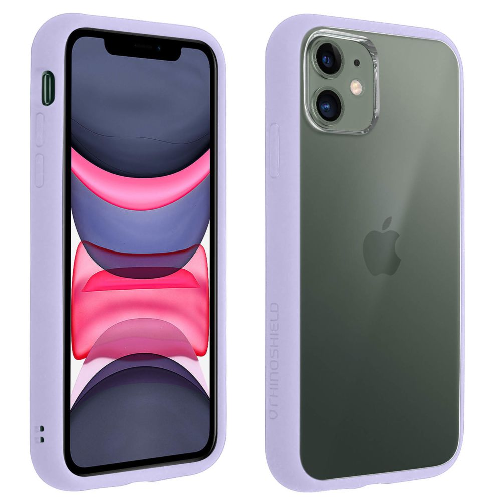 Rhinoshield - Coque iPhone 11 Modulable Façade arrière Mod NX Rhinoshield violet lavande - Coque, étui smartphone