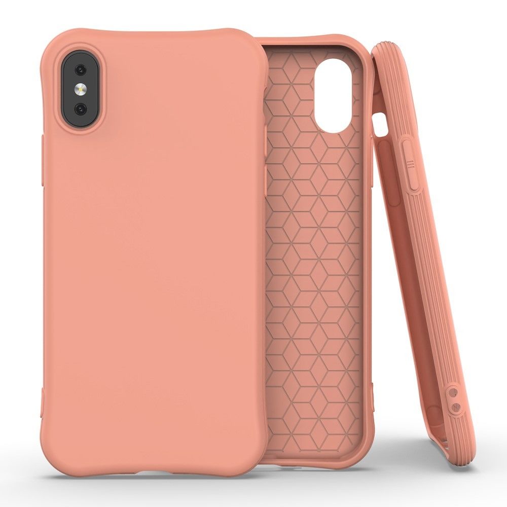 Generic - Coque en TPU mat orange pour votre Apple iPhone X/XS 5.8 pouces - Coque, étui smartphone