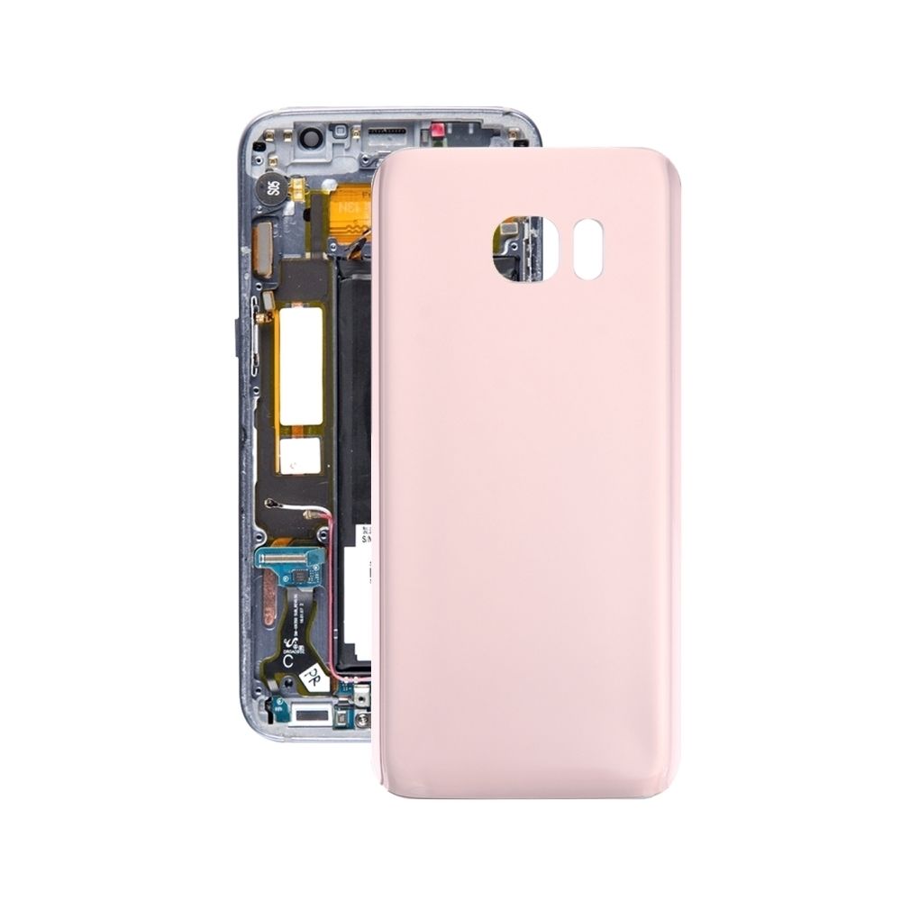 Wewoo - Pour Samsung Galaxy S7 Edge rose / G935 couvercle arrière de la batterie pièce détachée - Coque, étui smartphone
