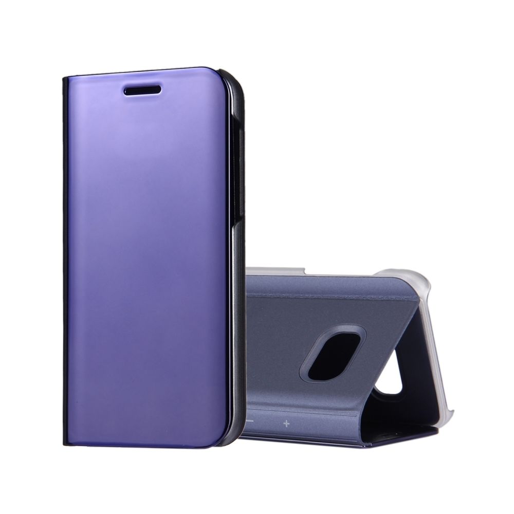 Wewoo - Housse Étui Violet pour Samsung Galaxy A3 2017 / A320 galvanoplastie miroir horizontal en cuir avec support - Coque, étui smartphone
