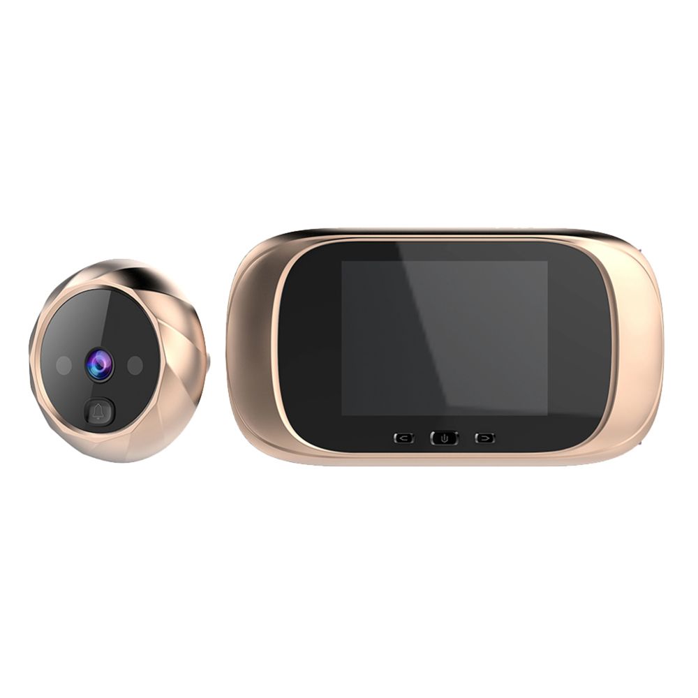 marque generique - DD1 2,8 pouces LCD Digital Night Vision Caméra Sonnette avec Peephole Golden - Sonnette et visiophone connecté