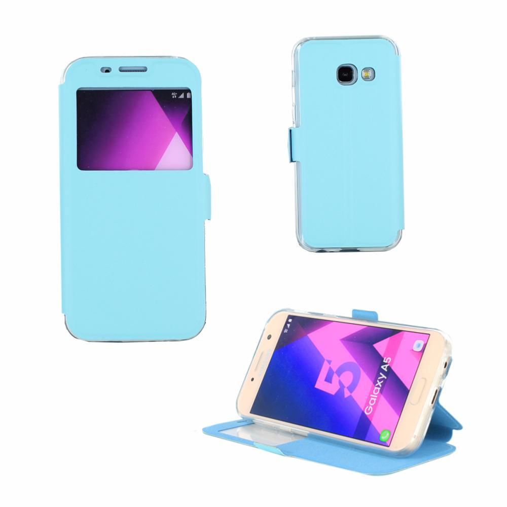 Inexstart - Etui Rabattable Simili Cuir Bleu Ciel et Ouverture Ecran pour Samsung Galaxy A5 2017 - Autres accessoires smartphone