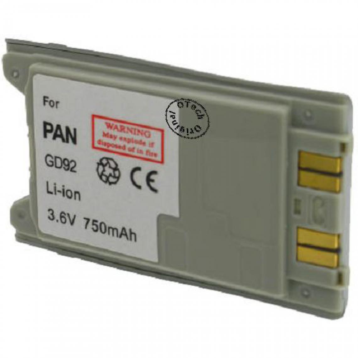 Otech - Batterie compatible pour PANASONIC GD92 - Batterie téléphone