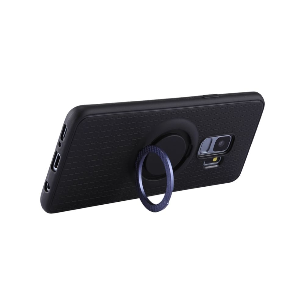 Wewoo - Coque bleu pour Samsung Galaxy S9 Mot Motif TPU Housse de protection arrière avec support - Coque, étui smartphone