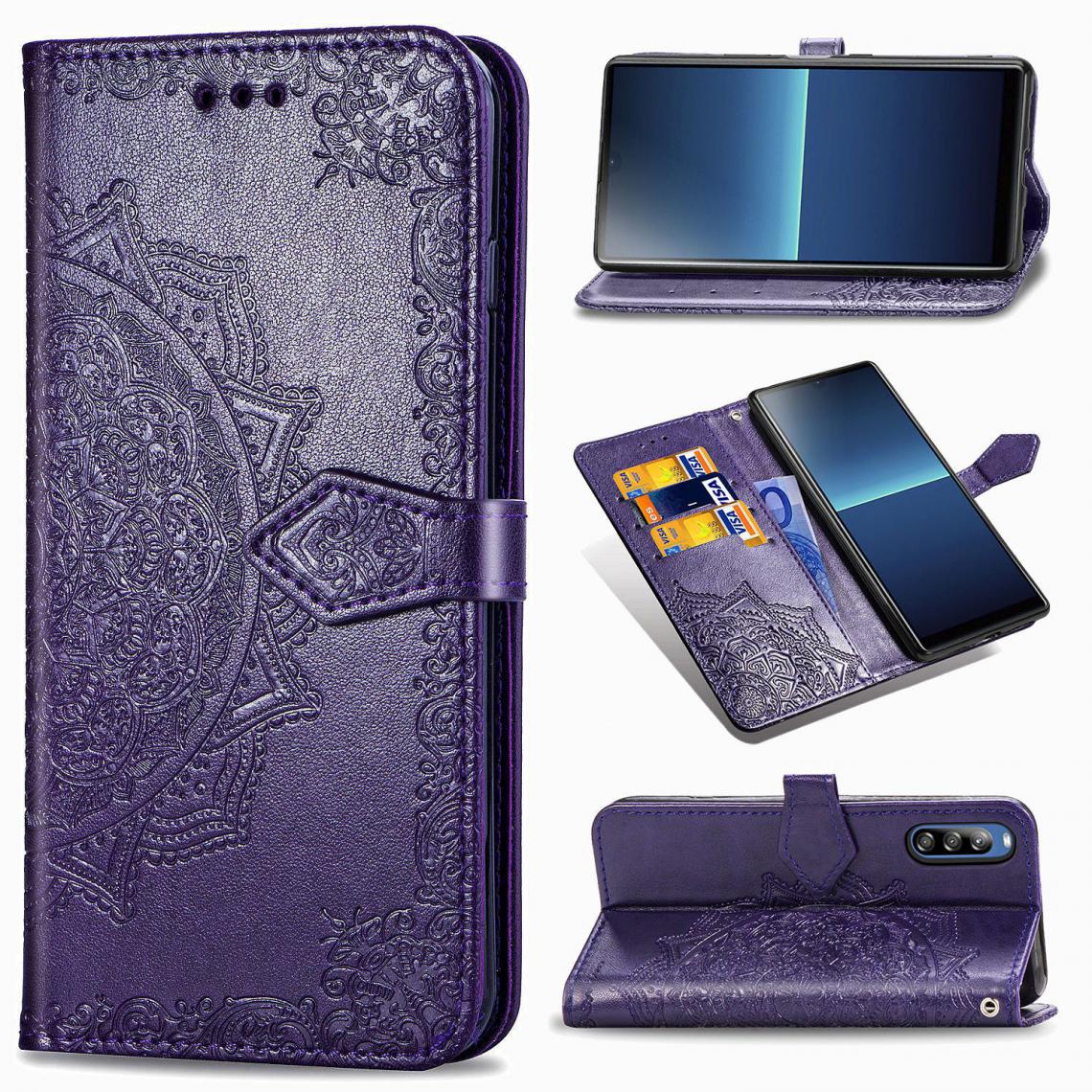 OtterBox - Sony Xperiea L4 Housse Etui Coque de protection type portefeuille [Violet] - Coque, étui smartphone