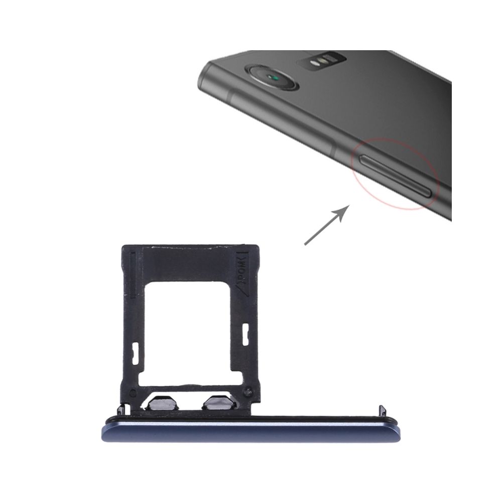 Wewoo - Pour Sony Xperia XZ1 SIM bleu / Micro SD Carte Plateau Pièce détachée - Autres accessoires smartphone
