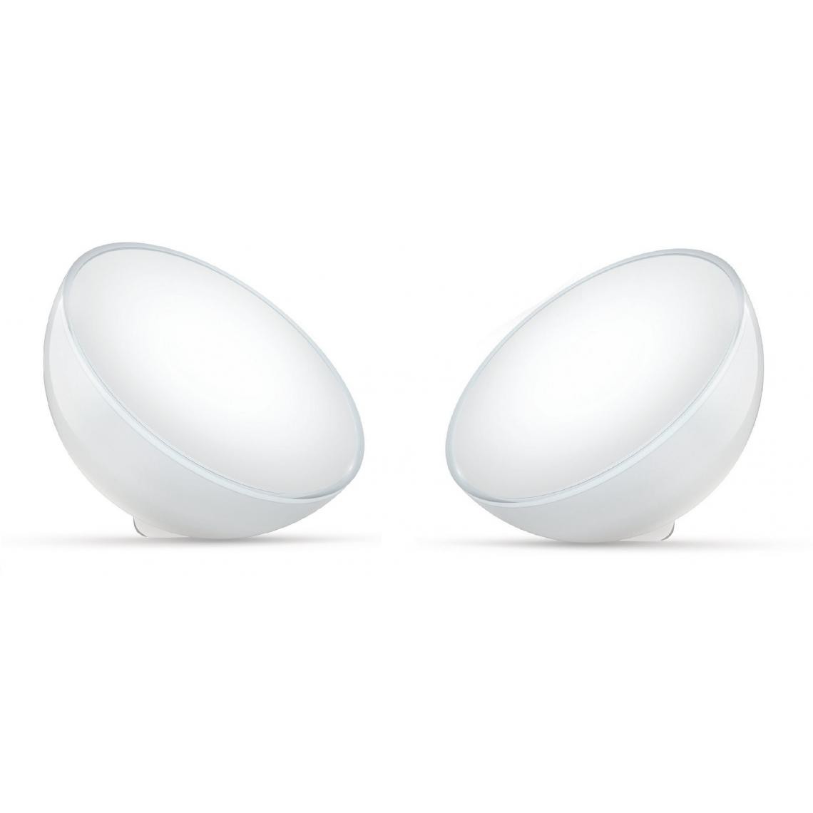 Philips Hue - 2x Go White & Color Ambiance - V2 - Bluetooth - Lampe connectée