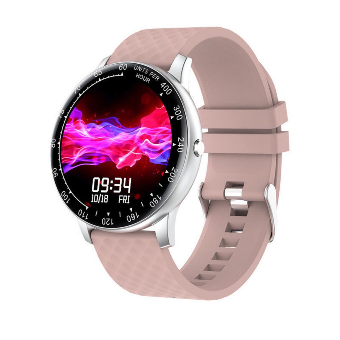 Chronotech Montres - Smart Watch, Fitness Tracker Touch Screen, Smartwatch for Men Women Sleep Monitor(Rose) - Montre connectée