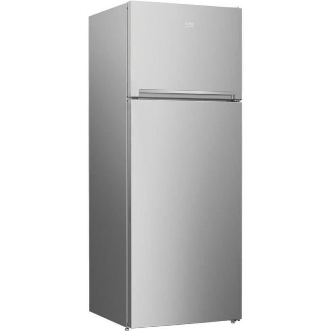 Beko - BEKO RDSE465K30SN- Réfrigérateur double porte pose libre 437L - Froid brassé - L70x H185cm - Gris Acier - Réfrigérateur