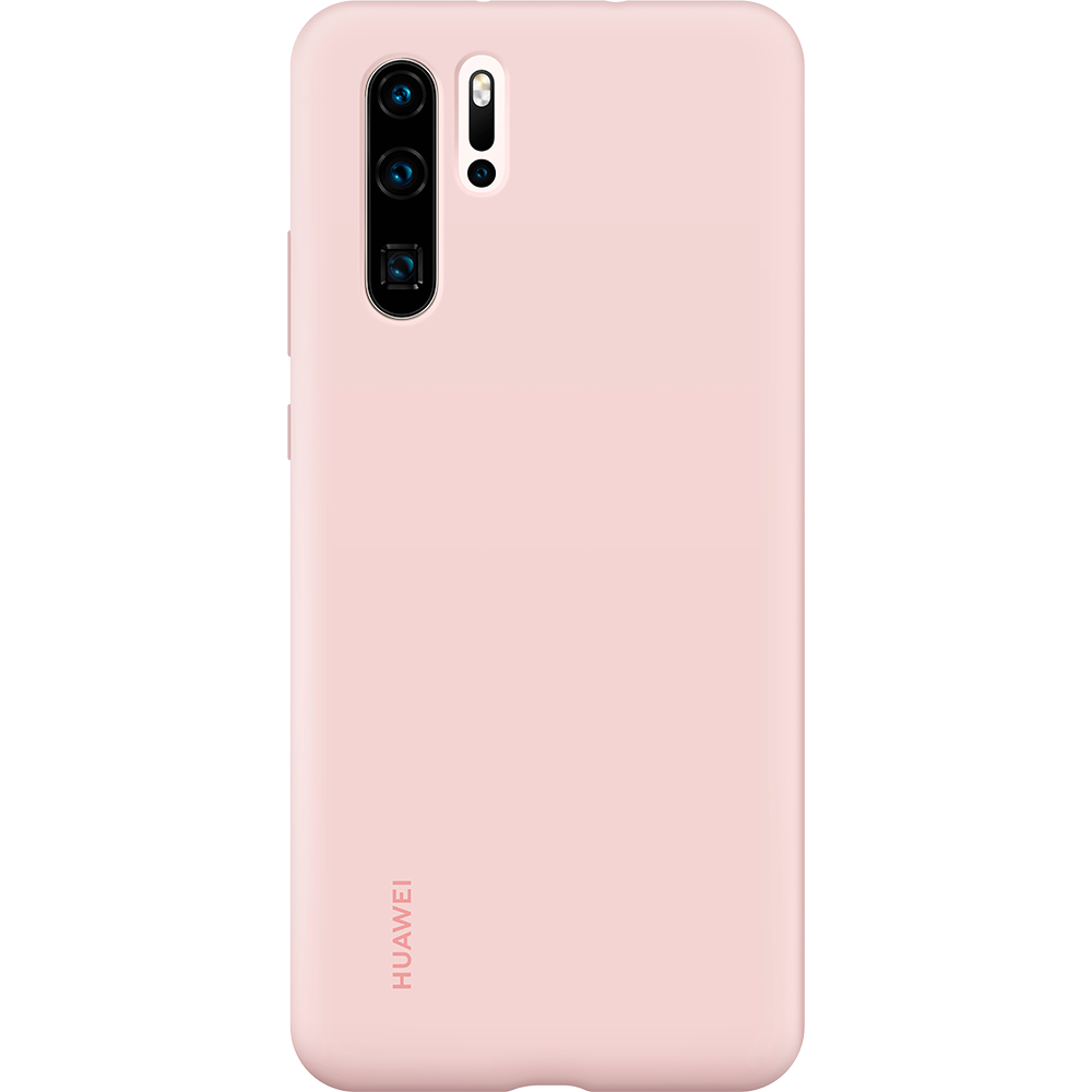 Huawei - Coque Silicone P30 Pro - Rose - Coque, étui smartphone