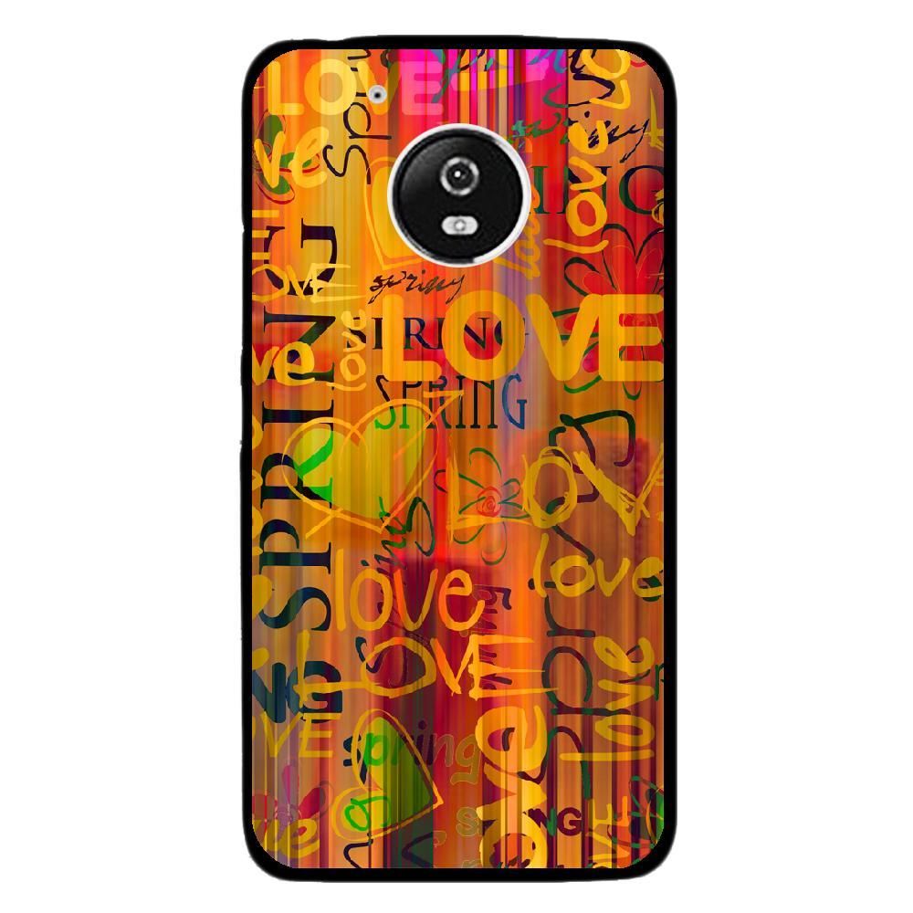 Kabiloo - Coque rigide pour Motorola Moto G5 avec impression Motifs Love Spring - Coque, étui smartphone