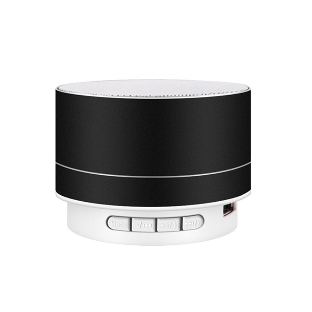 marque generique - YP Select Lumières en métal Bluetooth haut-parleur téléphone portable Subwoofer Mini canon en acier - noir - Hauts-parleurs