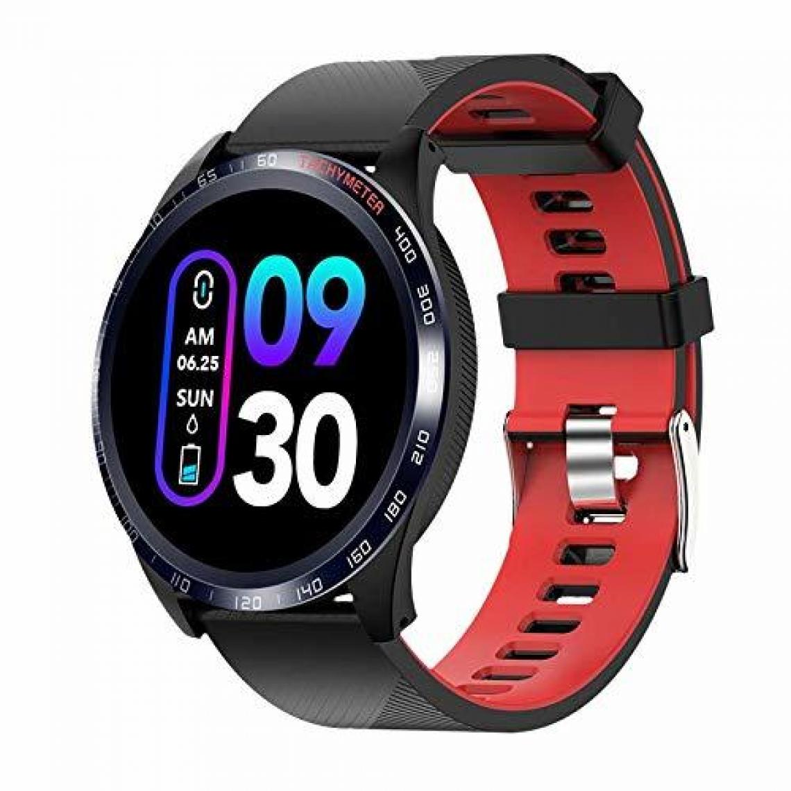 Chronotech Montres - Chronus Smartwatch, Fitness Tracker, Activity Tracker, Smart Band with Colour Display, Heart Rate and Blood Pressure Measurements, Sleep Monitor, Calorie Counter, Step Counter(black) - Montre connectée