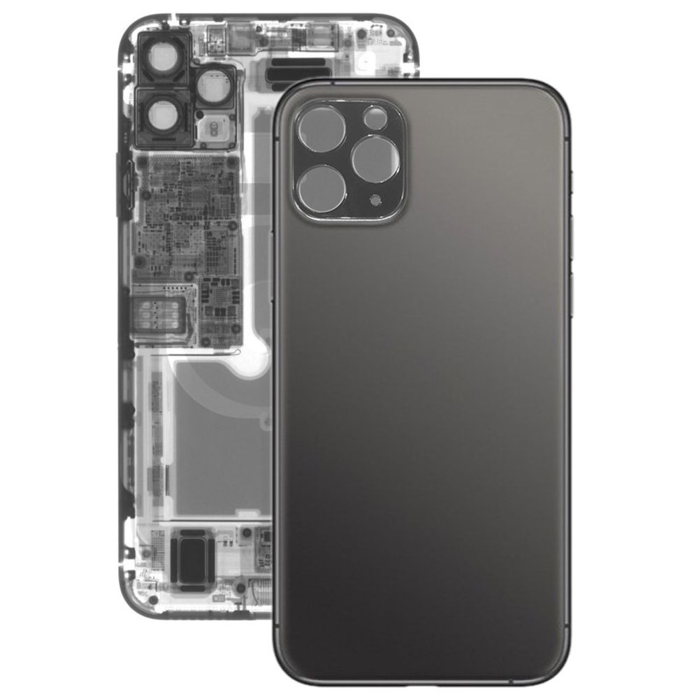 Wewoo - Coque arrière en verre batterie pour iPhone 11 Pro Max Noir - Autres accessoires smartphone