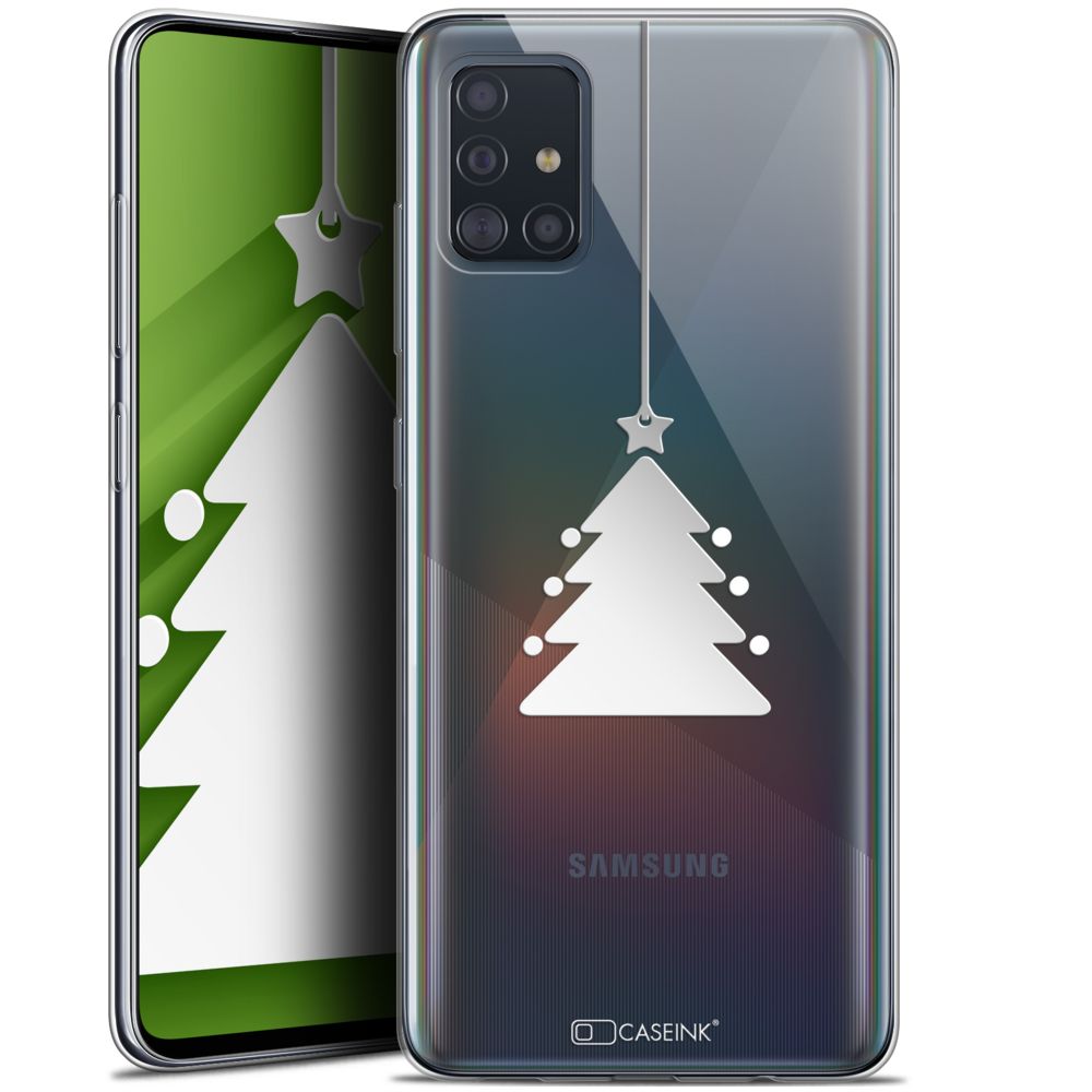 Caseink - Coque Pour Samsung Galaxy A51 (A515) (6.5 ) [Gel HD Collection Noël 2017 Design Petit Arbre - Souple - Ultra Fin - Imprimé en France] - Coque, étui smartphone