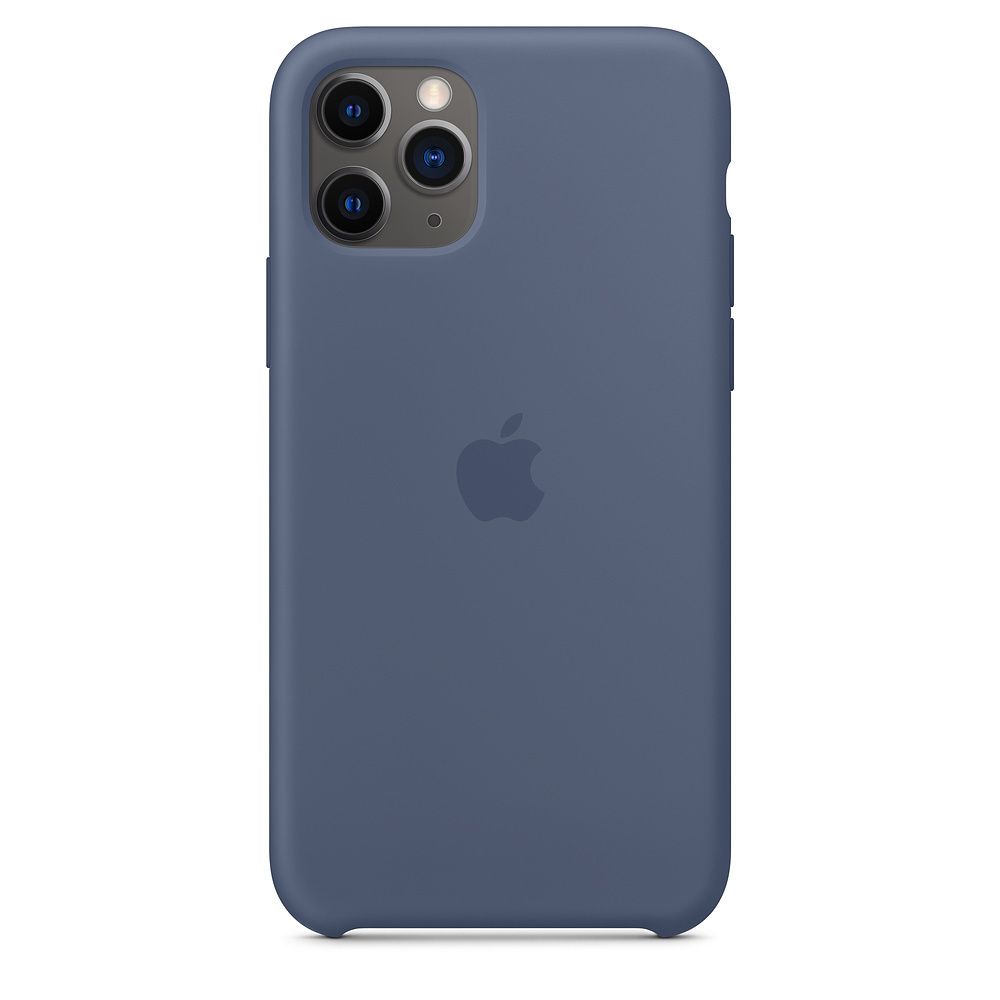 Apple - Coque en silicone iPhone 11 Pro - Bleu d'Alaska - Coque, étui smartphone