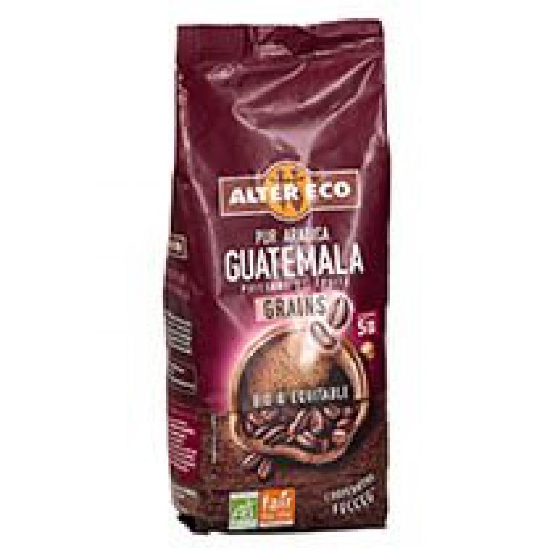 Alter Eco - Café en grains Alter Eco Guatemala- Paquet de 500 g - Dosette café