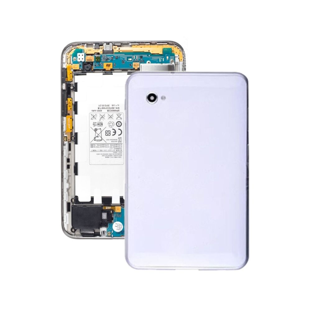 Wewoo - Coque Arrière Batterie pour Galaxy Tab 7.0 Plus P6210 Blanc - Coque, étui smartphone