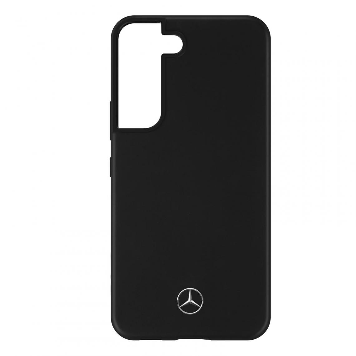 Mercedes - Coque Mercedes Galaxy S22 Silicone Noir - Coque, étui smartphone