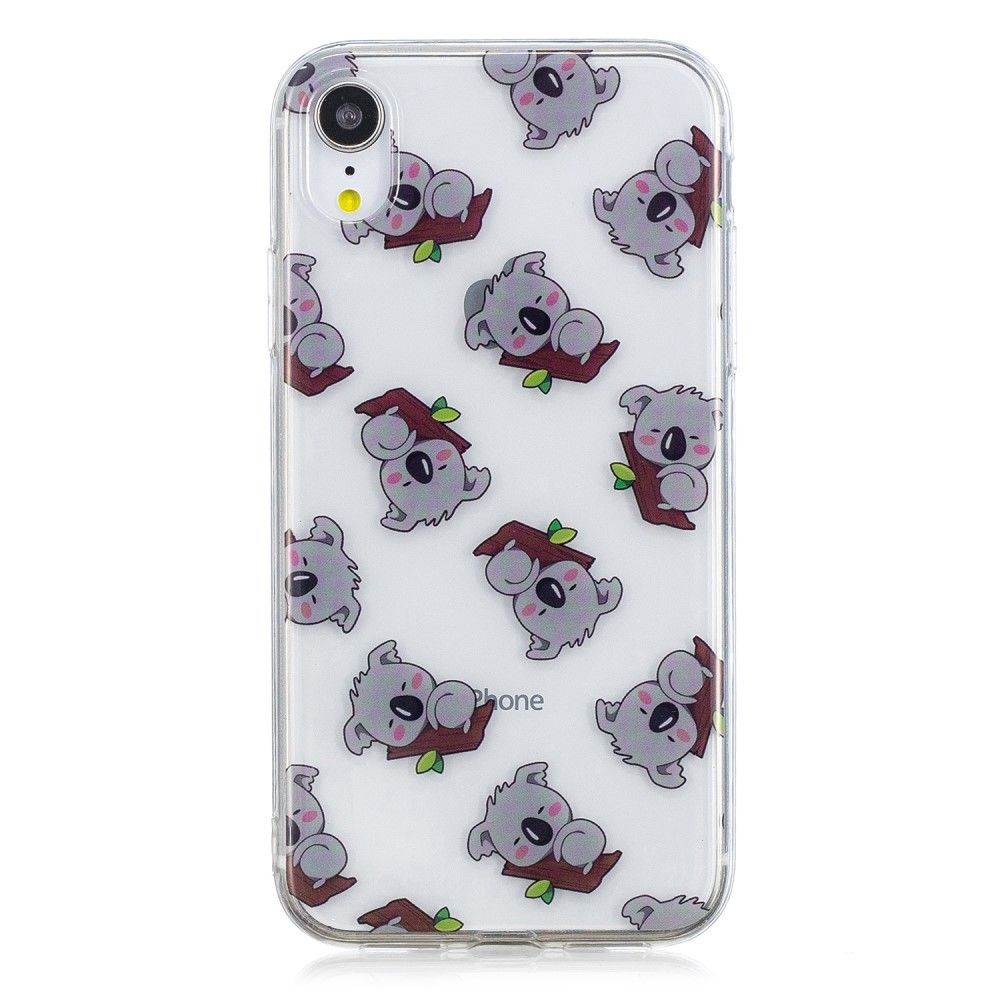 marque generique - Coque en TPU motif mou beaux koalas pour votre Apple iPhone XR 6.1 pouces - Autres accessoires smartphone