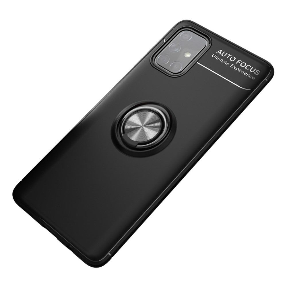 marque generique - Coque en TPU avec béquille couleur noir pour votre Samsung Galaxy A71 - Coque, étui smartphone