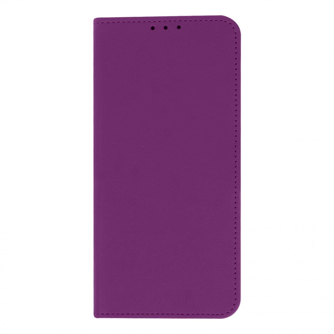 Avizar - Housse Samsung Galaxy A12 Porte-carte Fonction Support Vidéo violet - Coque, étui smartphone