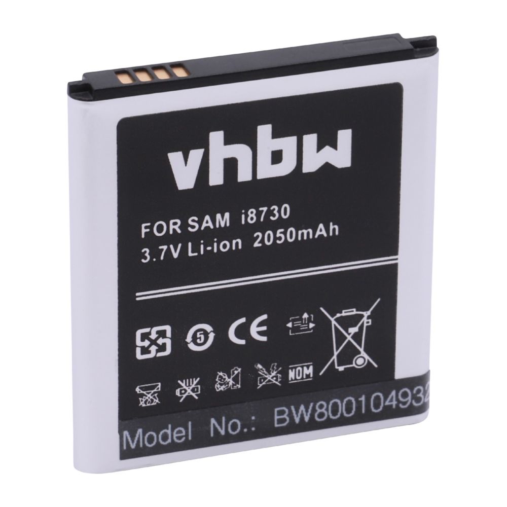Vhbw - vhbw Batterie 2050mAh pour smartphone Samsung Galaxy Express, GT-I8730, GT-I8730T, SGH-I437 comme EB-L1H9KLA, EB-L1H9KLABXAR, EB-L1H9KLU. - Batterie téléphone