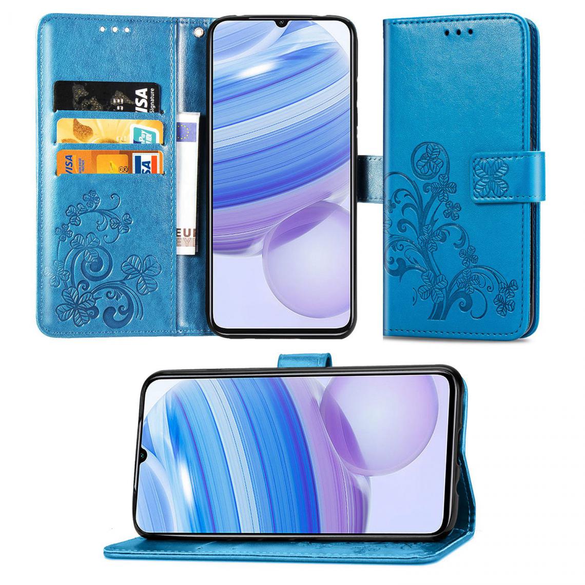 OtterBox - Xiaomi Redmi 10X Pro 5G Housse Etui Coque de protection type portefeuille (lys) [Bleu] - Coque, étui smartphone
