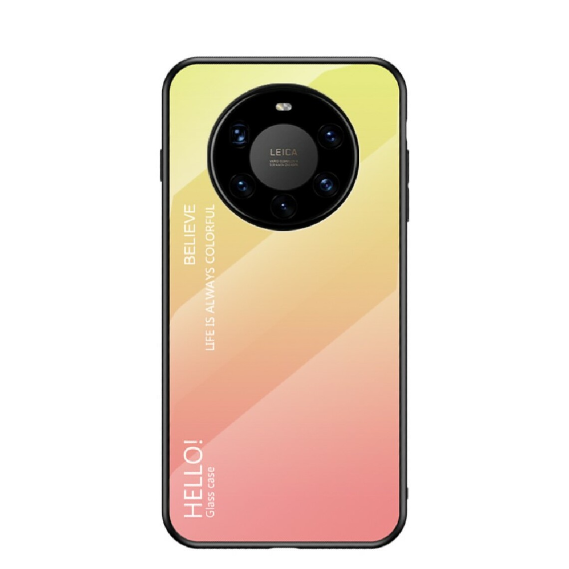 Other - Coque en TPU dégradé de couleurs ultra fin jaune/rose pour votre Huawei Mate 40 Pro Plus - Coque, étui smartphone