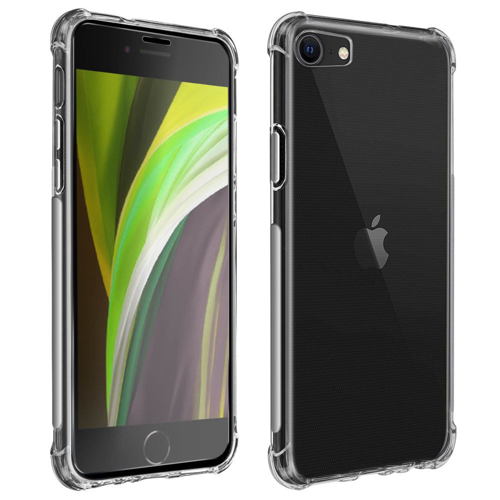 Avizar - Pack Protection iPhone SE 2020 / iPhone 7 / iPhone 8 Coque + Film Transparent - Coque, étui smartphone