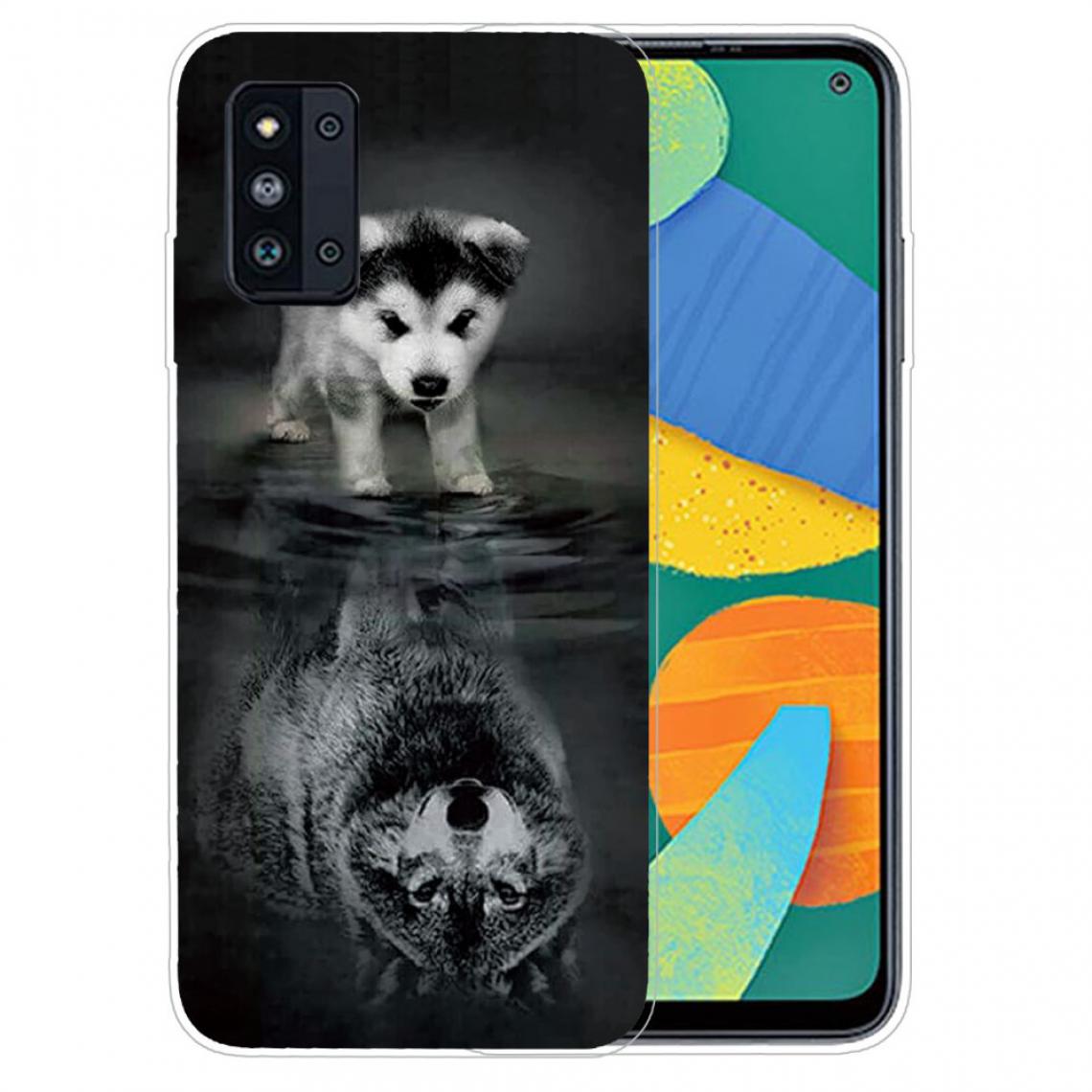 Other - Coque en TPU Conception d'impression de motifs souple chien pour votre Samsung Galaxy F52 5G - Coque, étui smartphone