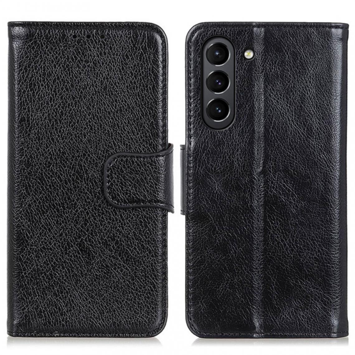 Other - Etui en PU Texture nappa fendue noir pour votre Samsung Galaxy S21 FE - Coque, étui smartphone