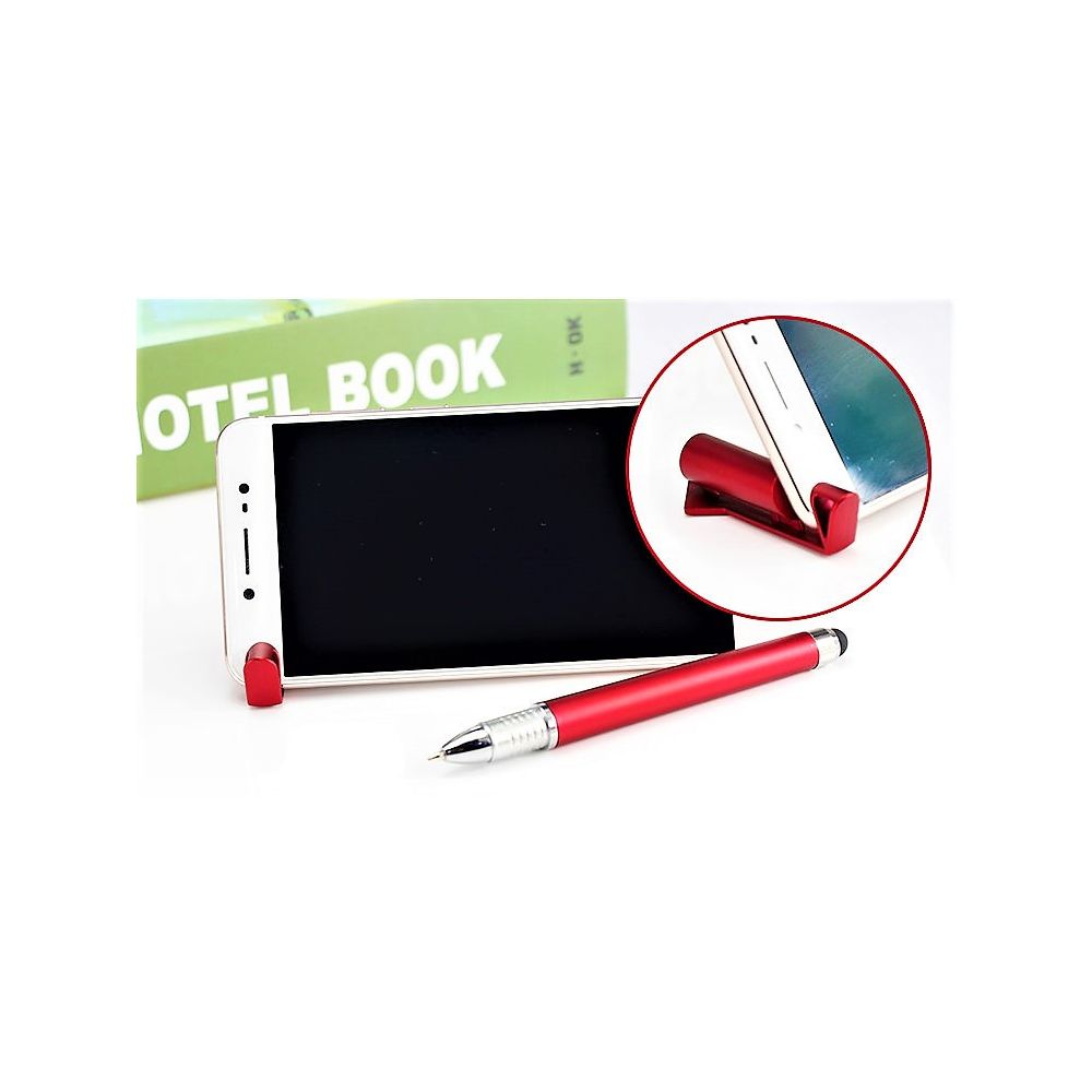 Shot - Stylet Stylo Support pour Smartphone 3 en 1 Bille Tablette Ecrire Universel (ORANGE) - Autres accessoires smartphone
