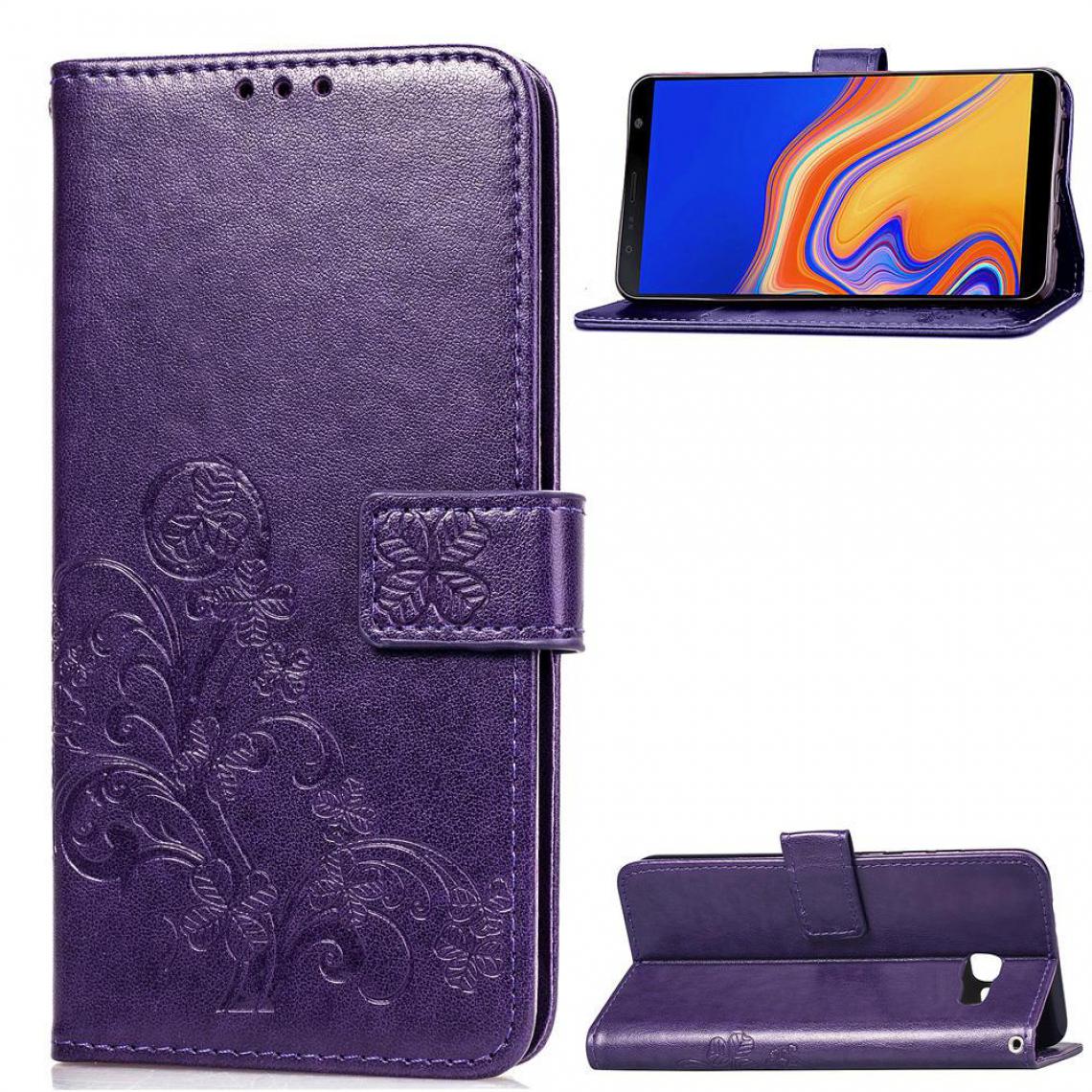 OtterBox - Samsung Galaxy J4 Plus Housse Etui Coque de protection type portefeuille (lys) [Violet] - Coque, étui smartphone