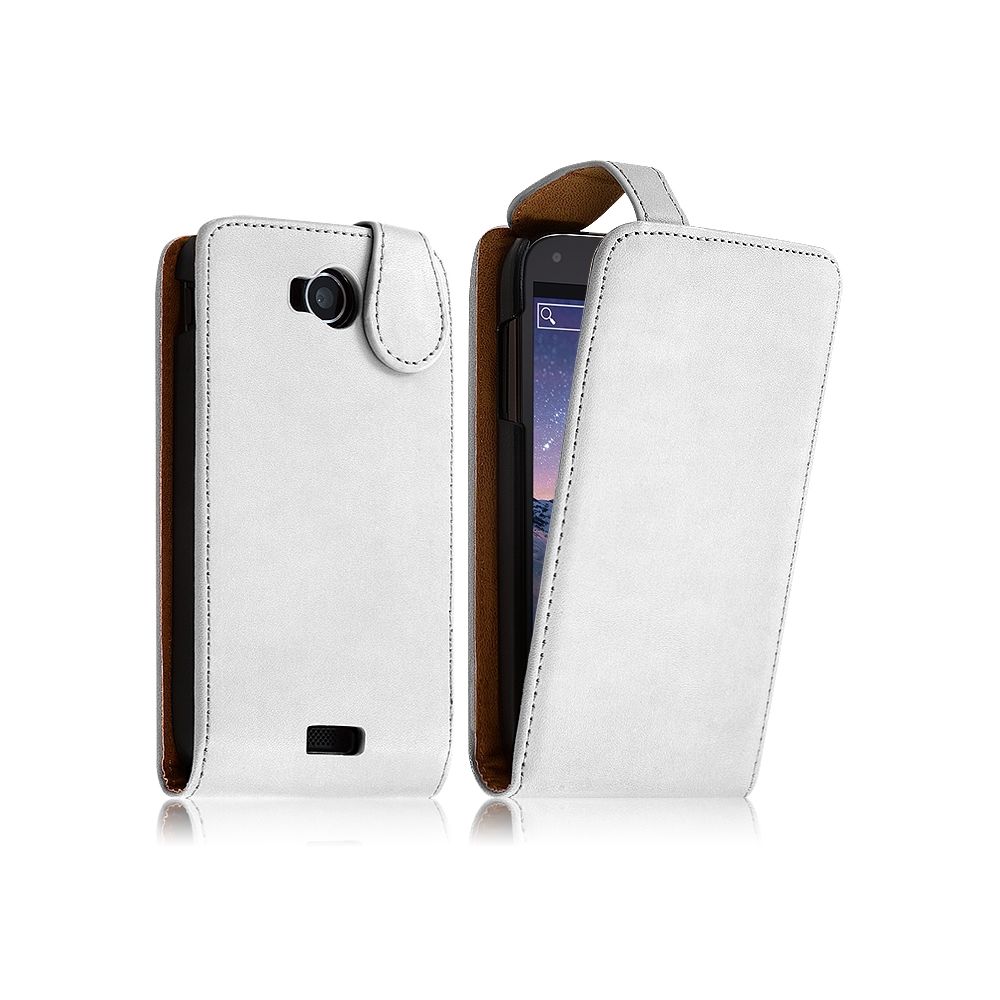 Karylax - Housse Coque Etui pour Wiko Cink Peax 2 Couleur Blanc - Autres accessoires smartphone