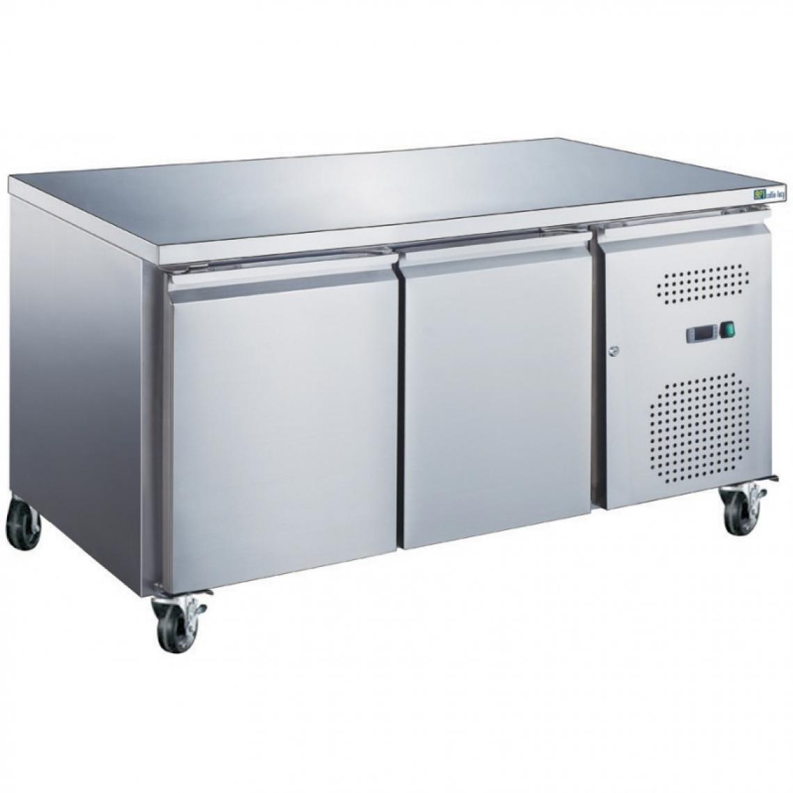 Materiel Chr Pro - Table Réfrigérée Positive GN 1/1 Série STAR - 282 L à 553 L - AFI Collin Lucy - R290Inox2 PortesPleine - Réfrigérateur américain