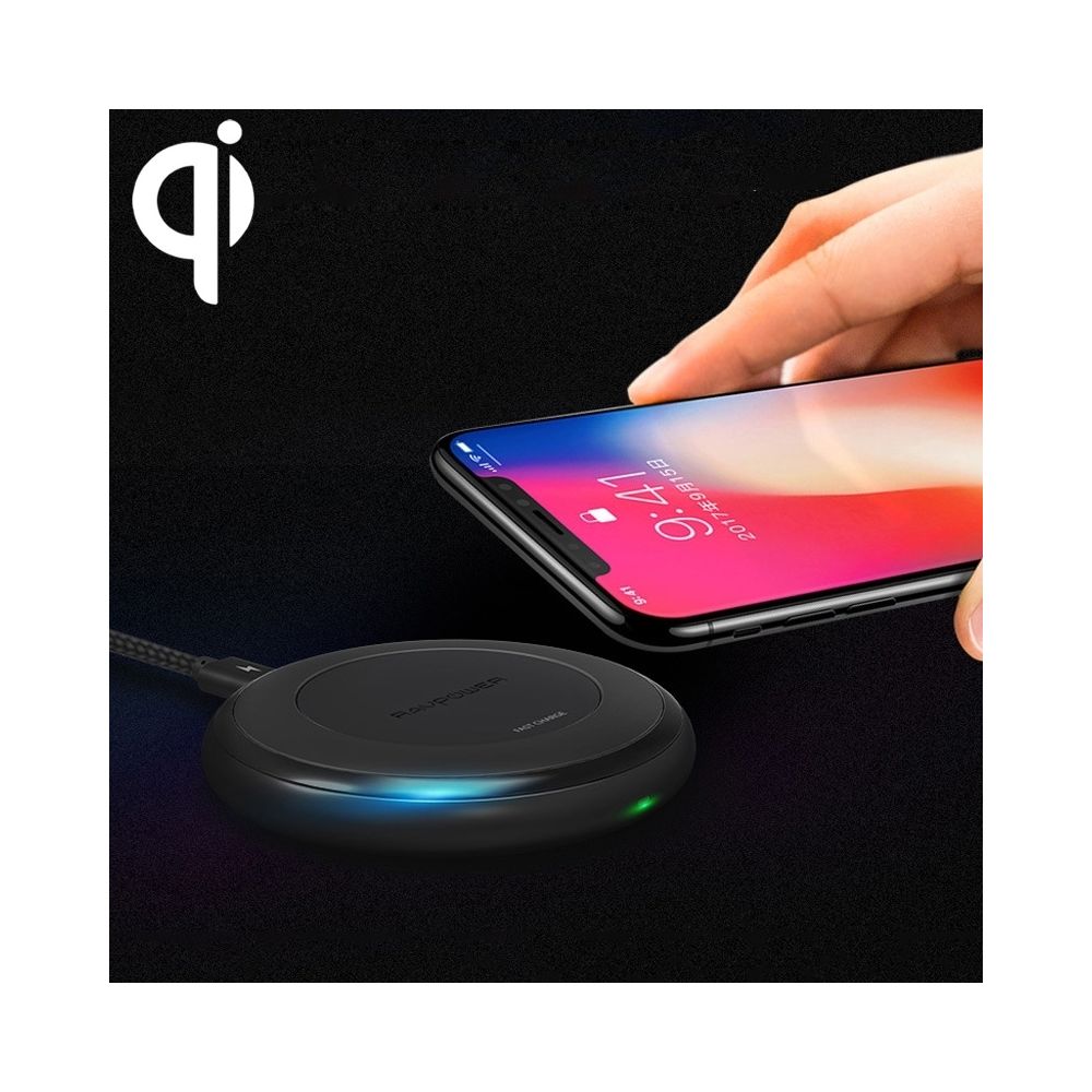 Wewoo - Chargeur sans fil rapide 7,5 W + adaptateur QC 3.0 pour iPhone X / 8 Plus / 8 / Galaxy Note 8 / S7 et tous les périphériques activés QI (Noir) - Chargeur secteur téléphone