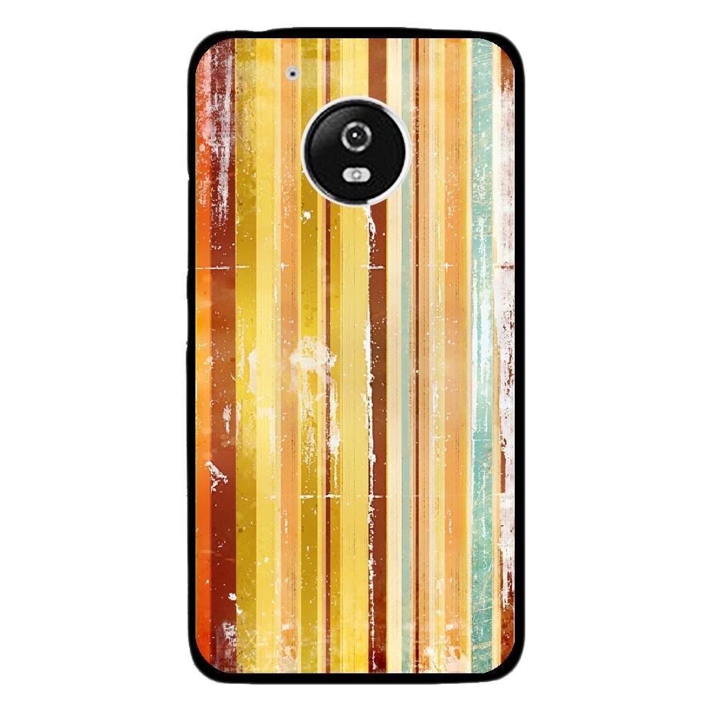 Kabiloo - Coque rigide pour Motorola Moto G5 avec impression Motifs bandes effets vintages 1 - Coque, étui smartphone