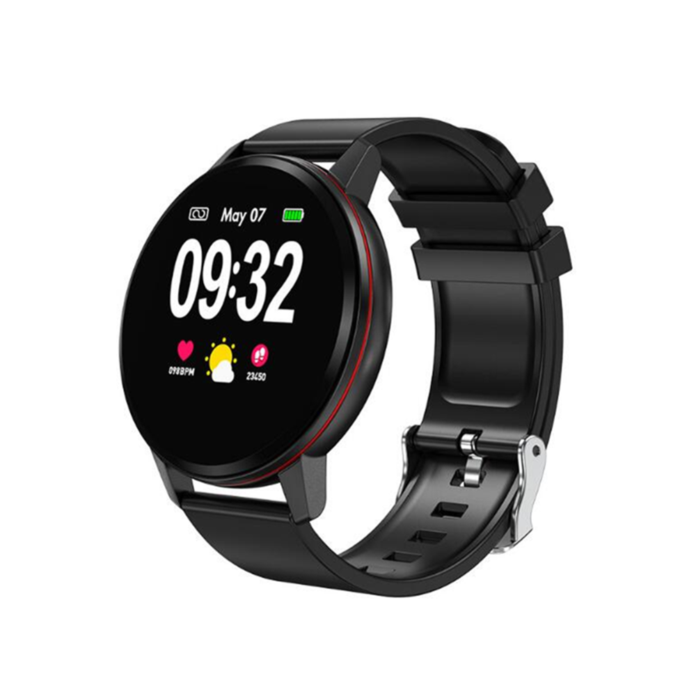 marque generique - YP Select 1.22 pouces Écran couleur Pression artérielle Moniteur de fréquence cardiaque Sport Bluetooth Smart Wristband Watch-Noir - Montre connectée
