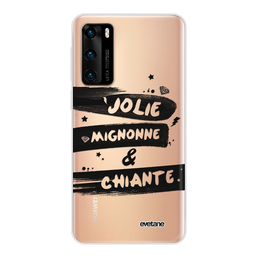 Evetane - Coque Huawei P40 360 intégrale transparente Jolie Mignonne et chiante Ecriture Tendance Design Evetane. - Coque, étui smartphone