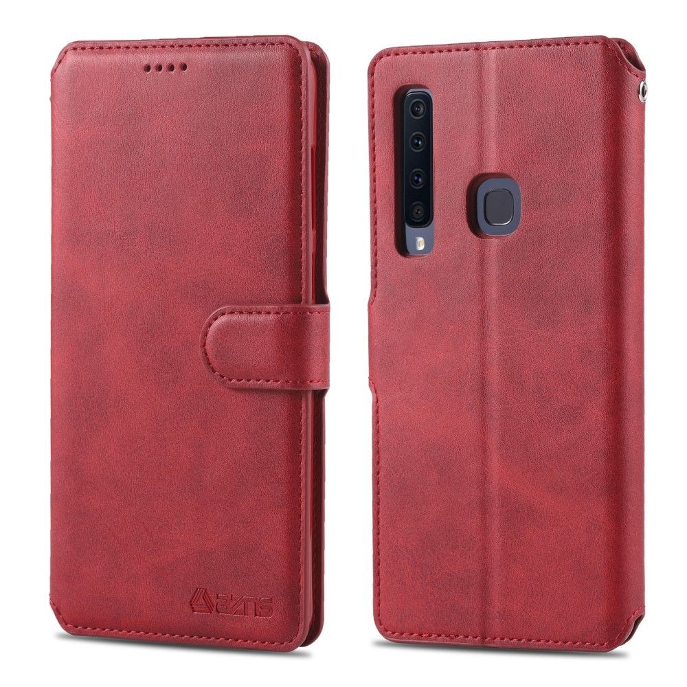 marque generique - Etui en PU rouge pour Samsung Galaxy A9 (2018)/A9 Star Pro/A9s - Autres accessoires smartphone