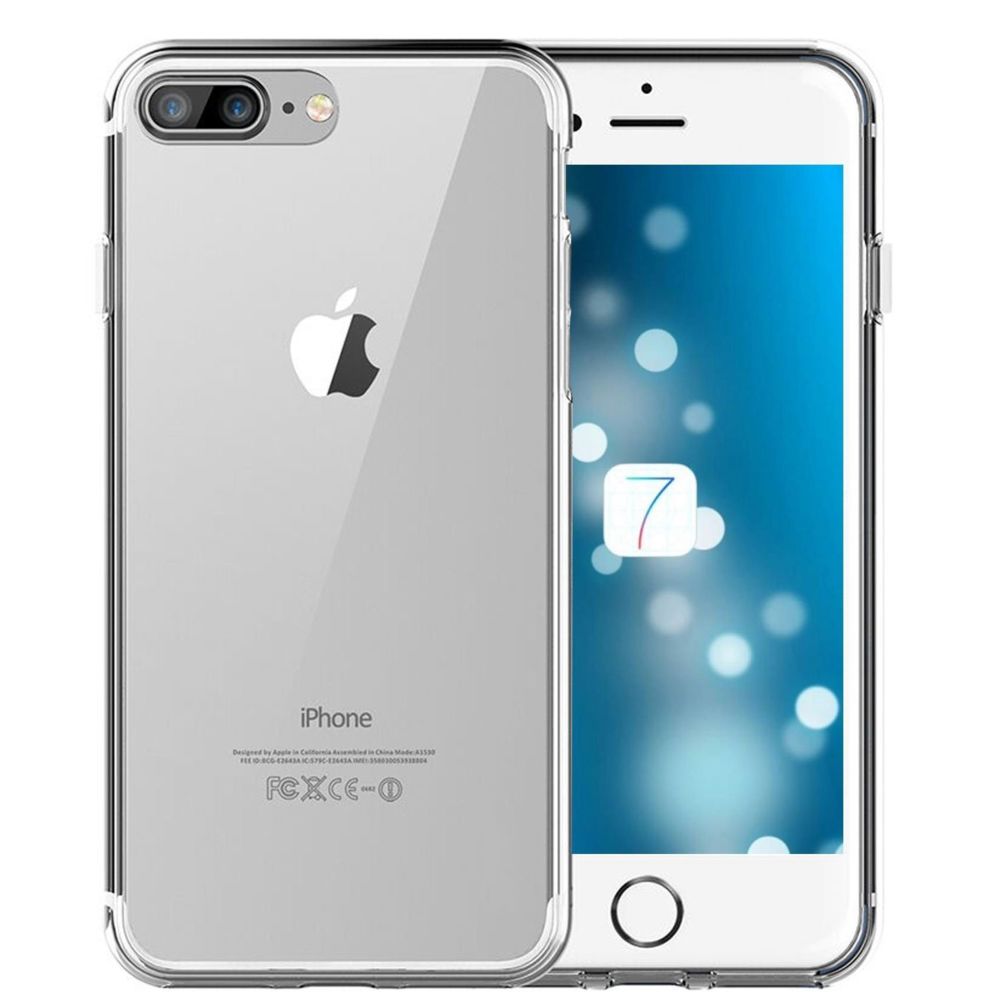 Cabling - CABLING iPhone 7 Plus coque - iPhone 7 Plus 5.5 pouce Case etui transparent TPU silicone (avec absorption des chocs) - Coque, étui smartphone