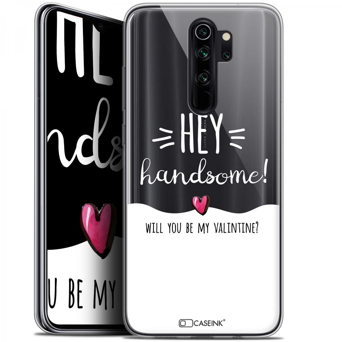 Caseink - Coque Pour Xiaomi Redmi Note 8 PRO (6.5 ) [Gel HD Collection Love Saint Valentin Design Hey Handsome ! - Souple - Ultra Fin - Imprimé en France] - Coque, étui smartphone