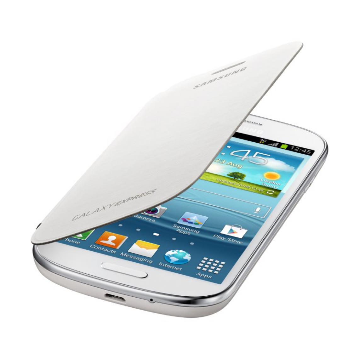 Samsung - Étui livre Samsung EF-FI873BW blanc pour Samsung Galaxy Express - Coque, étui smartphone